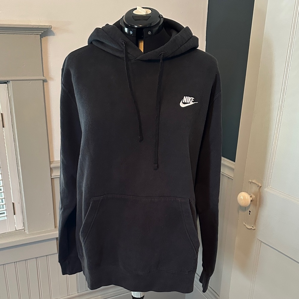 Nike Black Hoodie with Logo